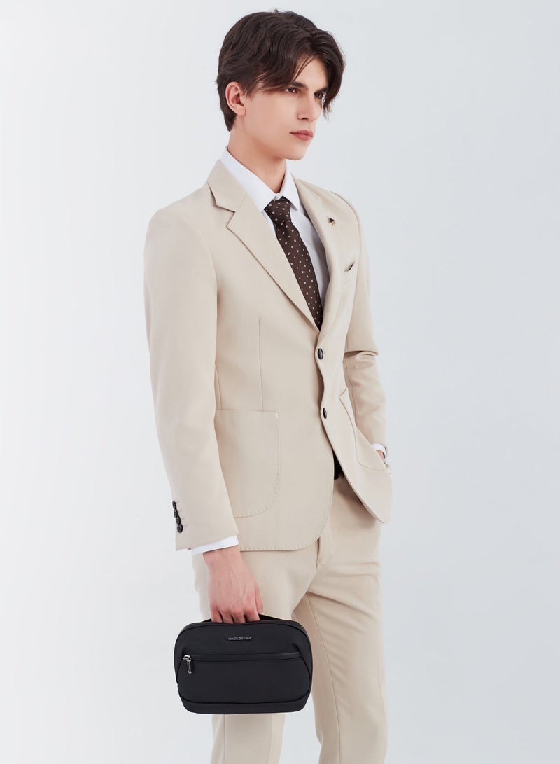 ARCTIC HUNTER Unisex Carry All Bag Durable Premium Water Resistant 180° Opening Hand Bag for Men and Women in Casual, Travel, KB00613 - Black - Image 2