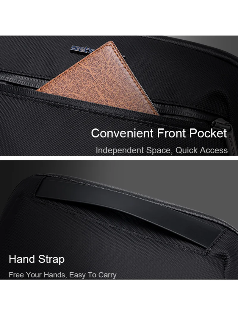 Arctic Hunter  Unisex Carry All Bag Durable Premium Water Resistant 180° Opening Hand Bag for Men and Women in Casual, Travel, KB00613, Black  | Best Price UAE