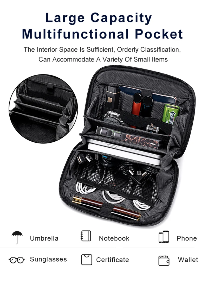 Arctic Hunter  Unisex Carry All Bag Durable Premium Water Resistant 180° Opening Hand Bag for Men and Women in Casual, Travel, KB00613, Black  | Best Price UAE