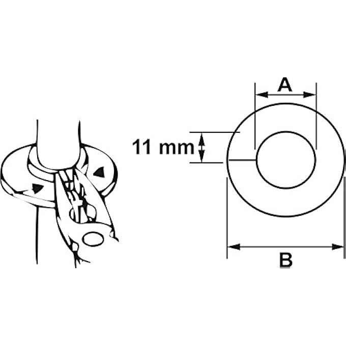 Cornat T384009 COLLAR WITH HINGE PLASTIC 22MM (4) - Image 2