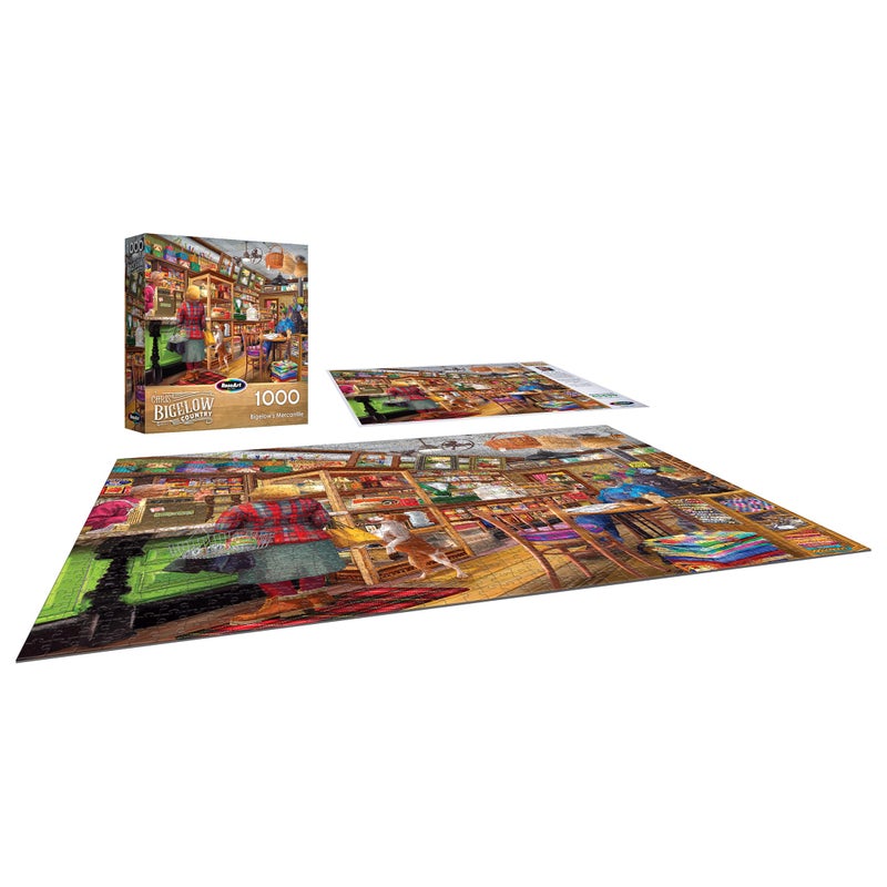 Roseart - Bigelow Country - Bigelow'S Mercantile 1000 Piece Jigsaw Puzzle  Vintage Shop Scene Puzzle For Adults - Image 3
