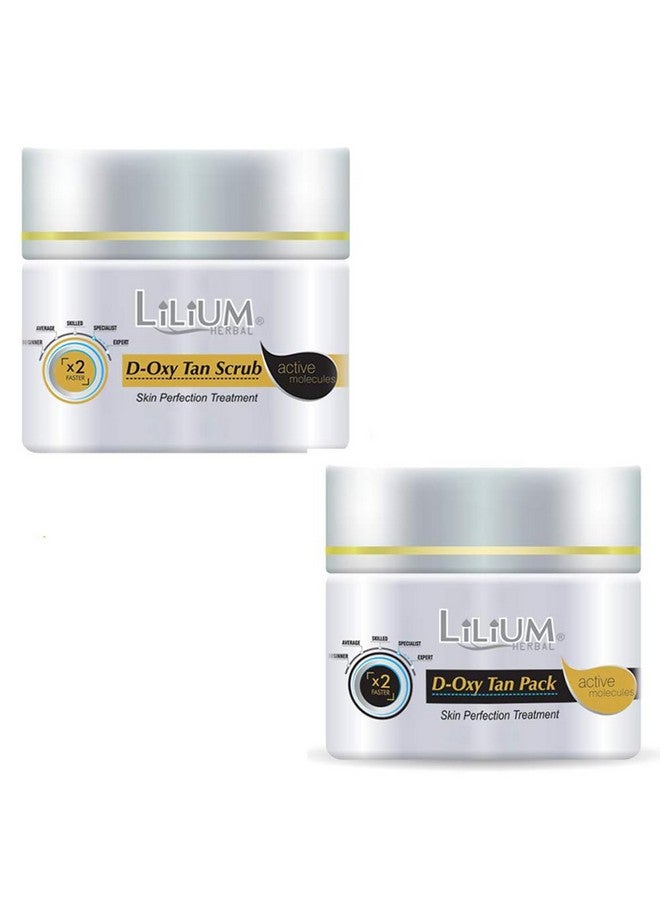 Lilium Oxy-Tan Pack and Scrub for Glowing Skin 40g Pack of 2 - Image 1