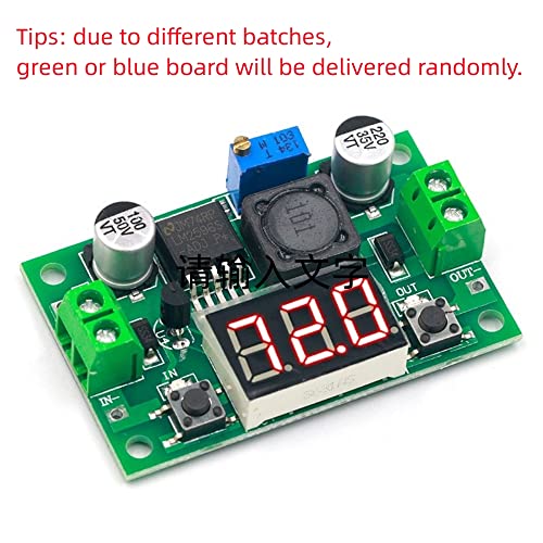 QEBIDUM LM2596S DC-DC Buck Converter DIY 4-40V to 1.25-37V Step-Down Regulator Power Module Volt Stabilizer with LED Voltmeter Display - Image 5