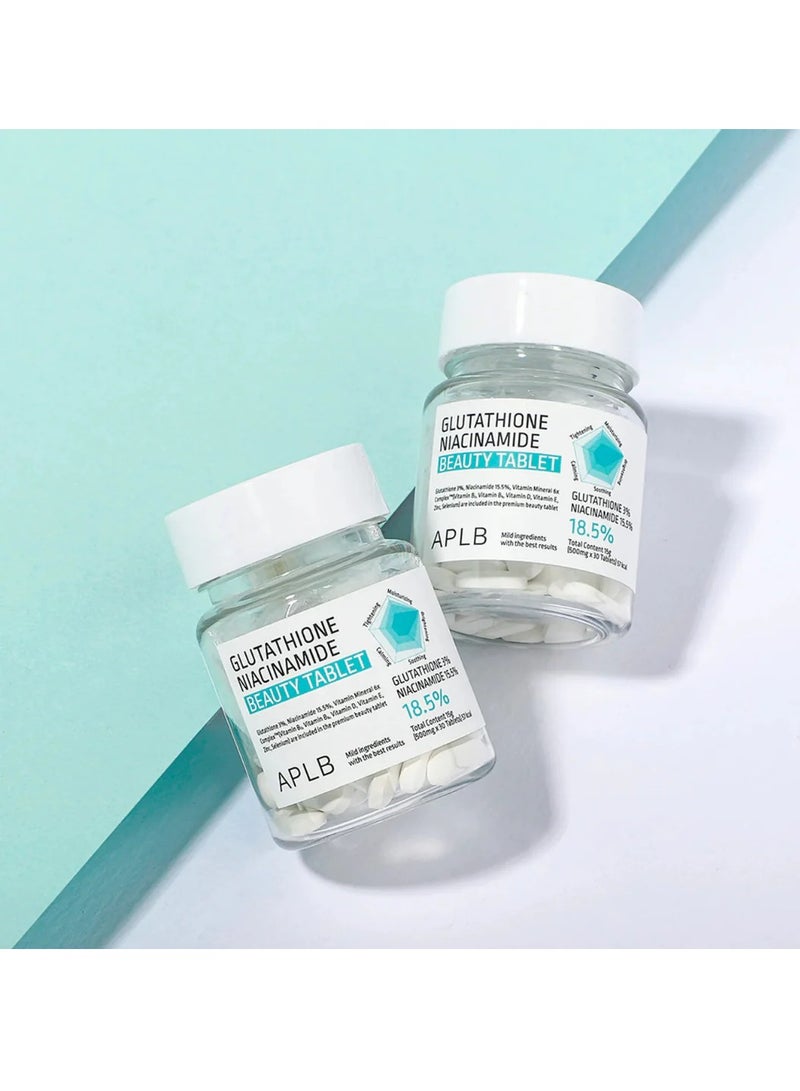 APLB Glutathione Niacinamide Beauty Tablet 500mg x 30 tablets - Image 3