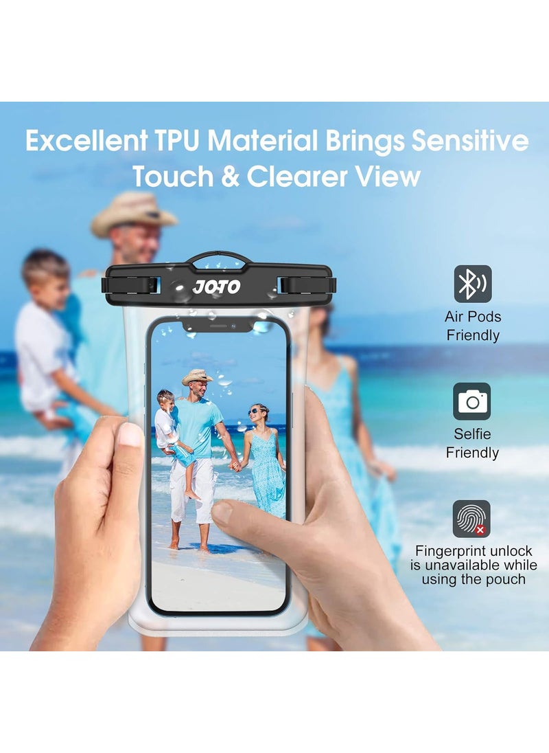JOTO JOTO Waterproof Phone Pouch up to 70 Bundle with Swimming Bubble Safety Float with Adjustable Waist Belt  - Image 4