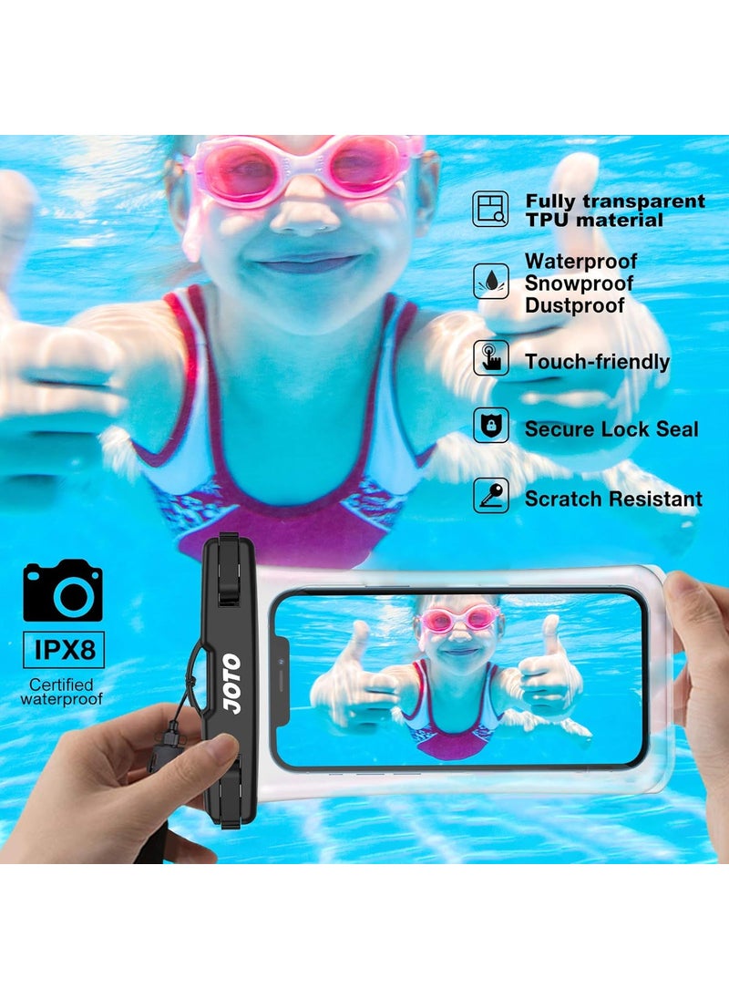 JOTO JOTO Waterproof Phone Pouch up to 70 Bundle with Swimming Bubble Safety Float with Adjustable Waist Belt  - Image 3