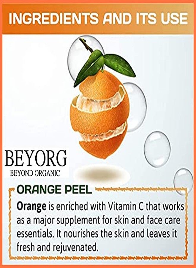 BEYORG Pure Orange Peel Powder For Glowing Skin & Removing Pimples, Scars & Boosten Collagen (100 g) - Image 2