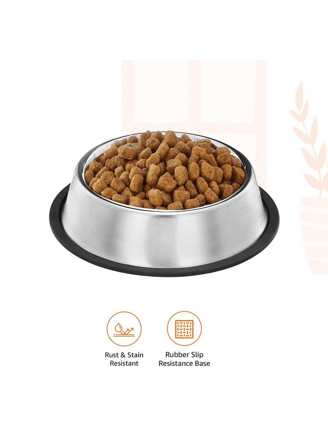Pets Empire Stainless Steel Feeding Bowl for Large Breed Adult Dogs & Giant Breeds 1600ml x (Pack of 2) - Image 4