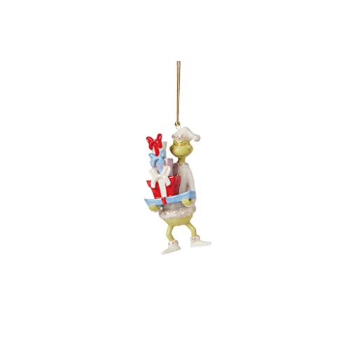 Lenox Grinch with All The Gifts Ornament 035 Ivory