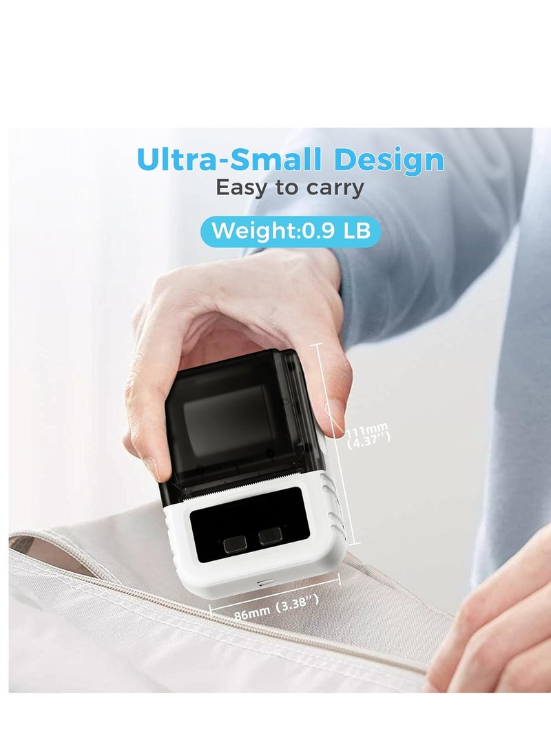 Phomemo M120 Label Maker- Barcode Printer Bluetooth Thermal Label Maker Machine 2 Inch 50mm Barcode Label Printer - Image 5