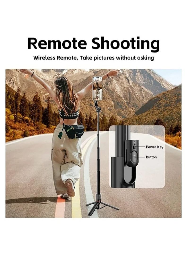 Generic - L20 Latest 360 Rotation Magnetic Selfie stick Tripod Detachable 104.5cm Extend Steady with Bluetooth Wireless Remote Control Suitable for IPhone and Android - Image 1