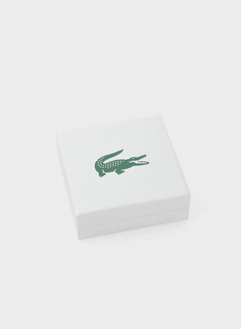 LACOSTE Ionic Plated Carnation Gold Steel Ring