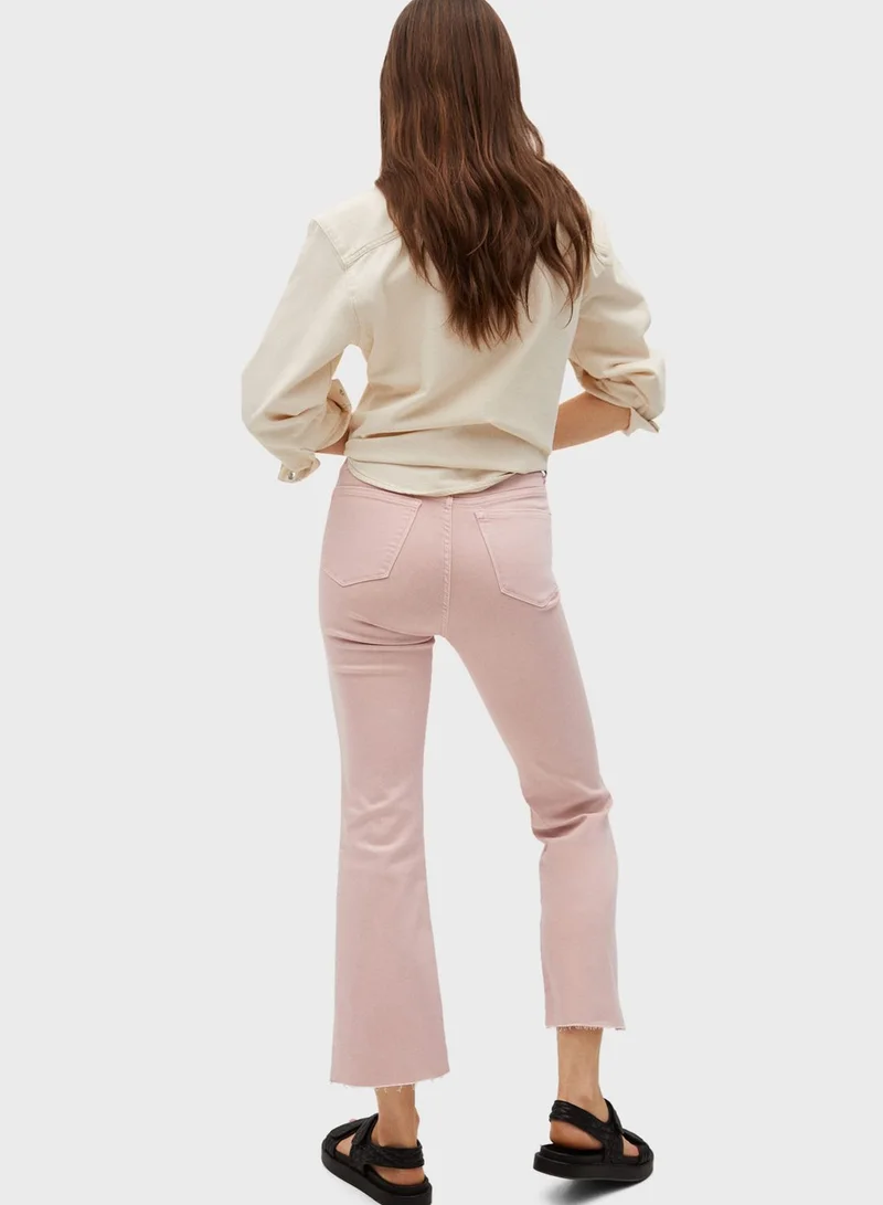 MANGO Wide Leg Jeans
