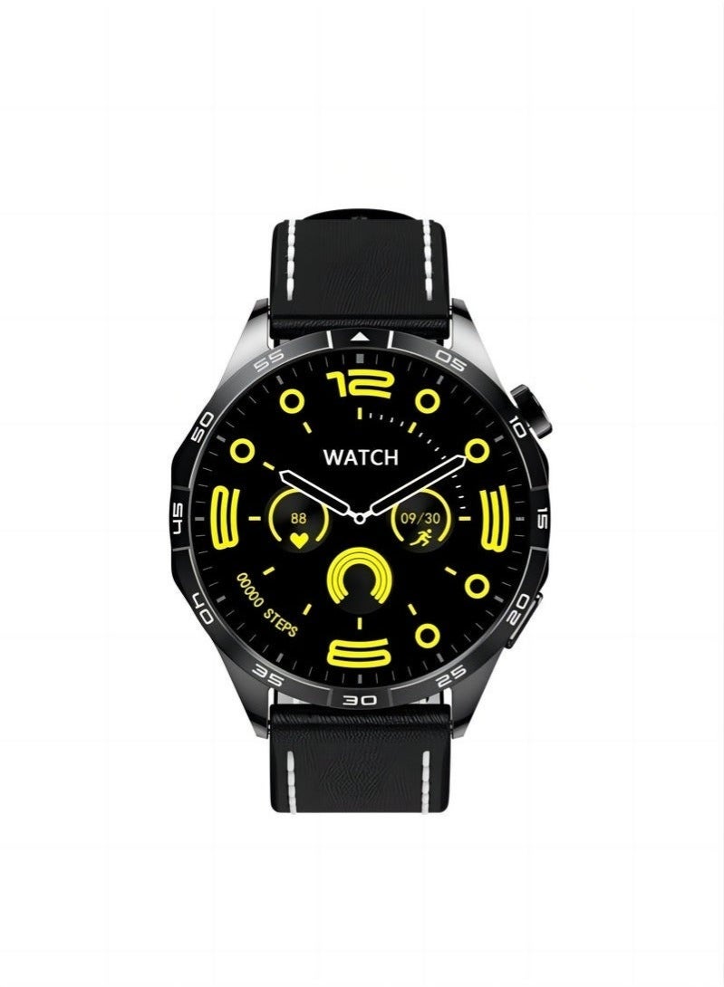 POWER GT4 Smart Watch With Bluetooth Calling Function (Answer/Make Calls), Fitness Tracking Watch with Sleep Monitoring Function, Suitable for iPhone/Android, IP68 Waterproof (Black) - Image 2