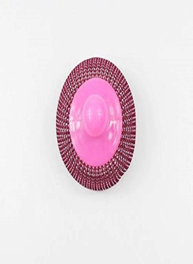 Replex 4 pcs Utensil Plastic Super Scrubber with Plastic Handle Dish Bowel Wire Scouring Pad Scrubber Cleaning Brush Cleaner - Image 3