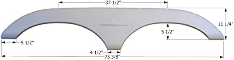 ICON غطاء جناح المحور المزدوج Icon 01626 FS772 لكايستون - أبيض قطبي - Image 2