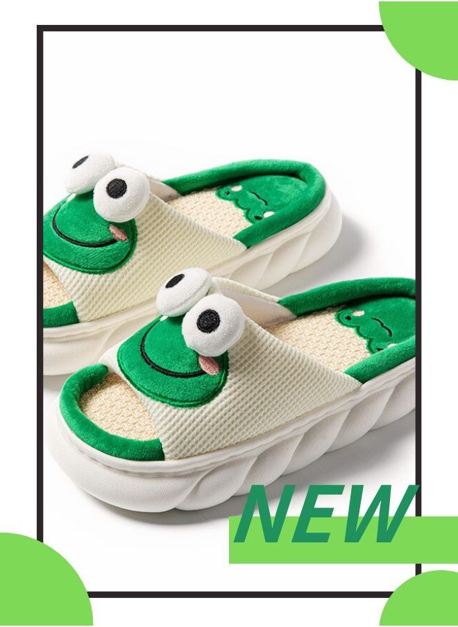 Fruitful Night - frog platform slippers - Image 1
