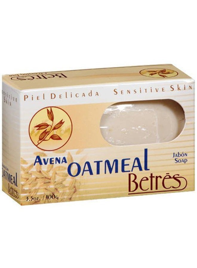 Betres Avena Oatmeal Bar Soap 3.5 oz for Sensitive Skin - 2-PACK - Image 2