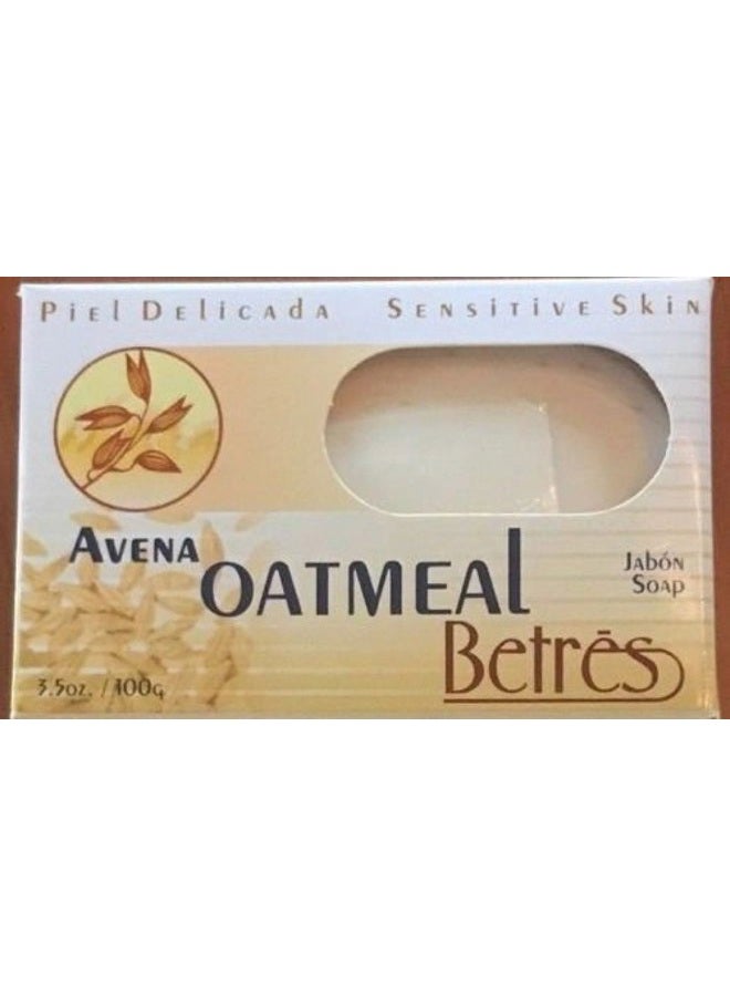 Betres Avena Oatmeal Bar Soap 3.5 oz for Sensitive Skin - 2-PACK - Image 3