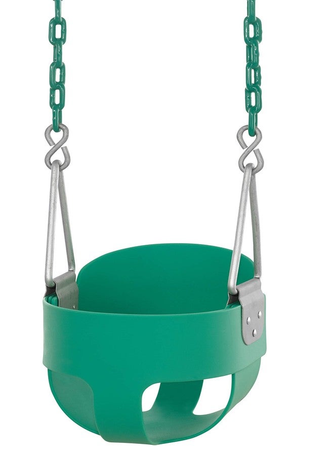 Swingan Machrus Swingan Toddler Swing Seat for Outside- Baby Swing for Swingset- High Back Bucket Swing with Adjustable Vinyl Coated Chains- Sturdy Infant Outdoor Swing- Fully Assembled, AntiRust, Max 220lbs - Image 1