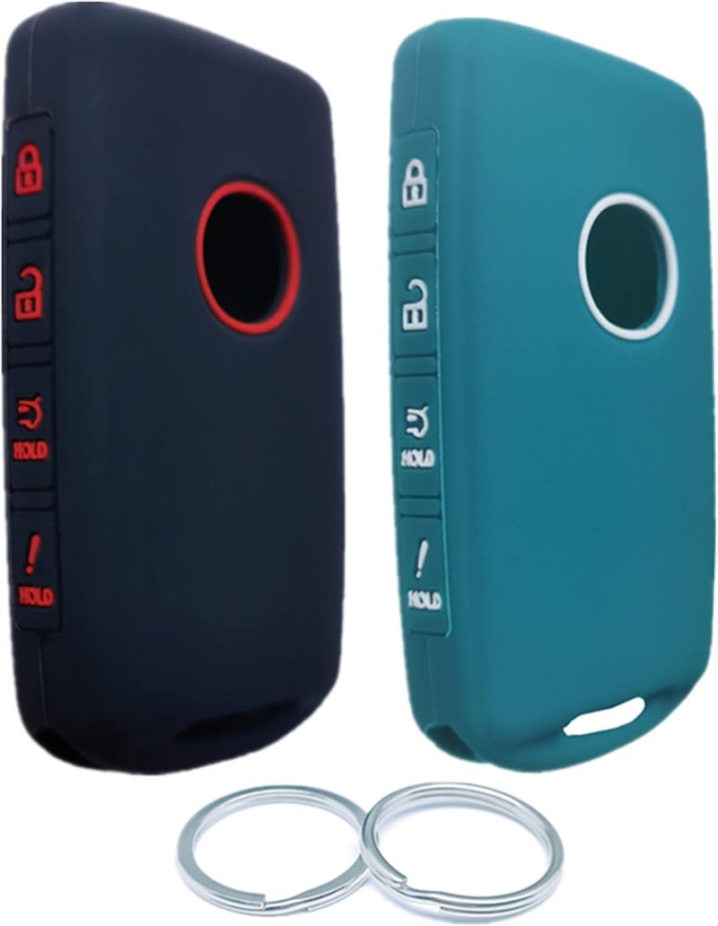 RUNZUIE Silicone Key Fob Covers for Mazda - Image 1