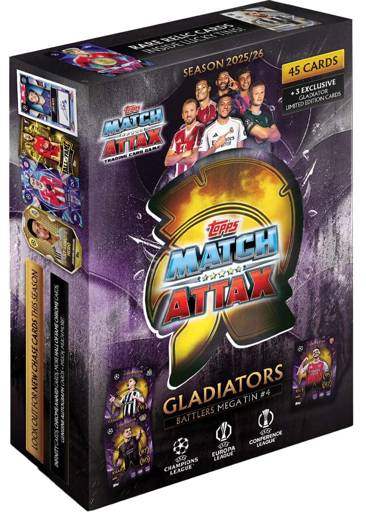 Topps UCC Match Attax 2025/26 Trading & Collectible Card Game (Mega Tin 4 - Battlers) - Image 1