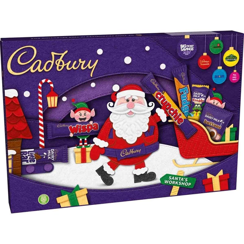 Cadbury Medium Santa Chocolate Selection Box 125g - Image 2