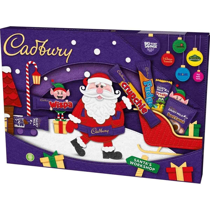 Cadbury Medium Santa Chocolate Selection Box 125g - Image 4