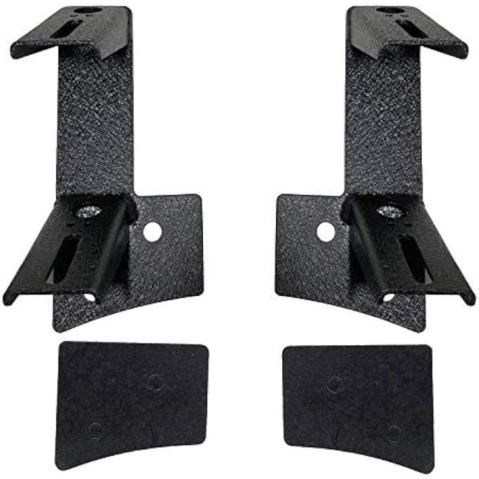 MOTLTECH Dual APillar Light Mount Windshield Led Work Light Mounts For 20072017 Jeep Wrangler 1 PairBlack - Image 4