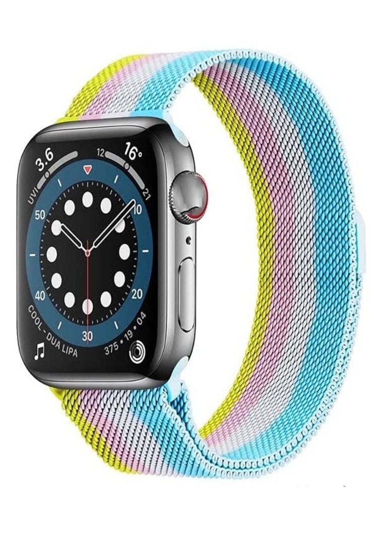 VITION - Metal Magnetic Band for Apple Watch Milanese Loop 41mm 40mm 38mm Stainless Steel Alloy Mesh Replacement Watch Strap for iWatch Series 7/SE/6/5/4/3/2/1 - Image 1