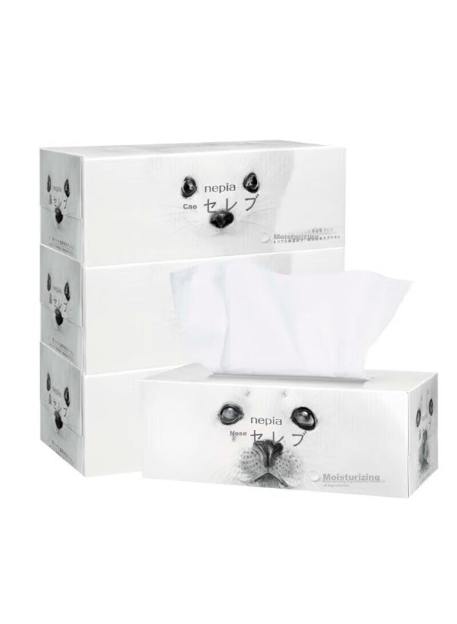 Nepia Imported "nose Noble" Moisturizing Tissues, 2-ply, 200 Sheets*3 Boxes, Gentle For Sensitive Skin, Suitable For Home Use - Image 3