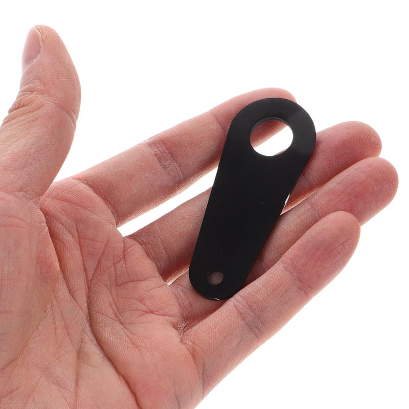 Motorcycle Bell Mounting Bracket Hanger with Keychain Attachment Black - Image 4
