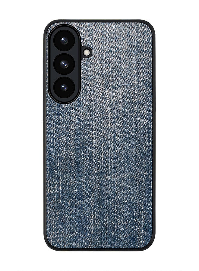 Stylizedd غطاء لهاتف سامسونج جالكسي S26، حماية كاميرا نحيفة، غطاء هاتف مضاد للصدمات - طباعة دنيم داكنة - Image 1