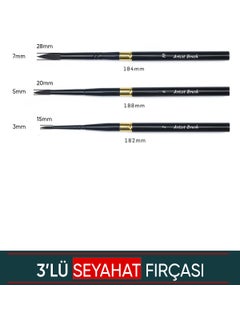 Vox Art Travel Type Watercolor Brush Set Round Tip  - Image 2