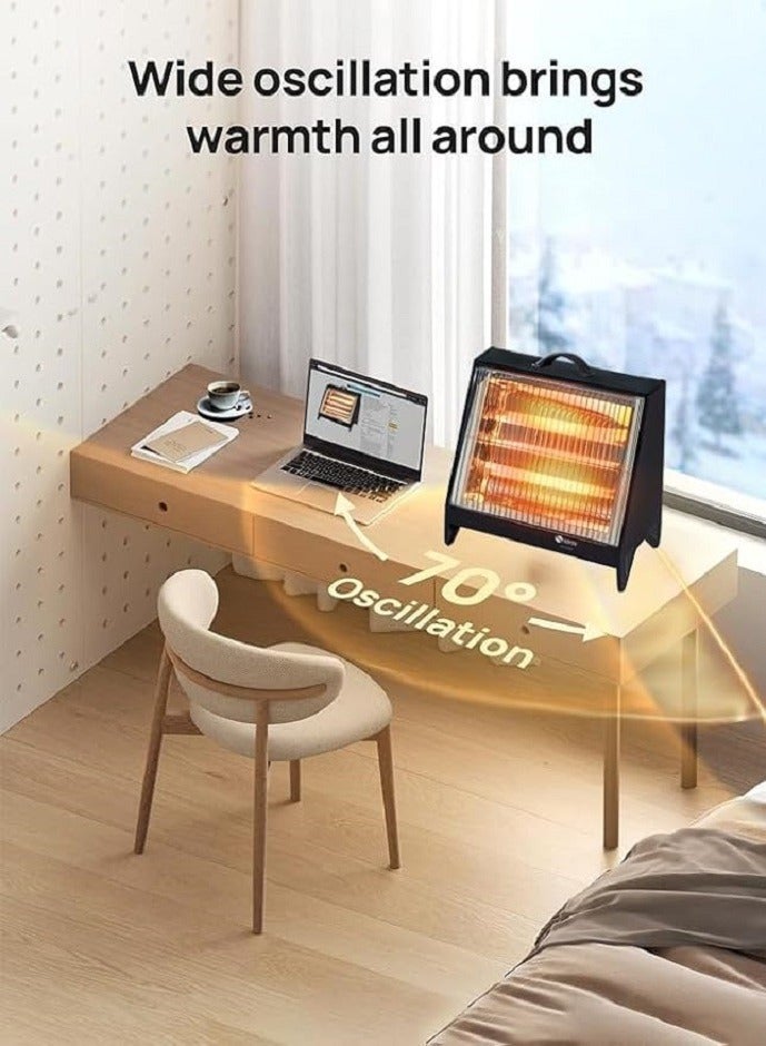 SARAY Saray 1600W Portable MODEL---  SML1030 Turkish Electric Heater | Ultra-Quiet and Efficient Heating for Home, Office, and Personal Spaces | Compact, Lightweight, and Safe Design with Energy-Saving Features" SML1030 - Image 3
