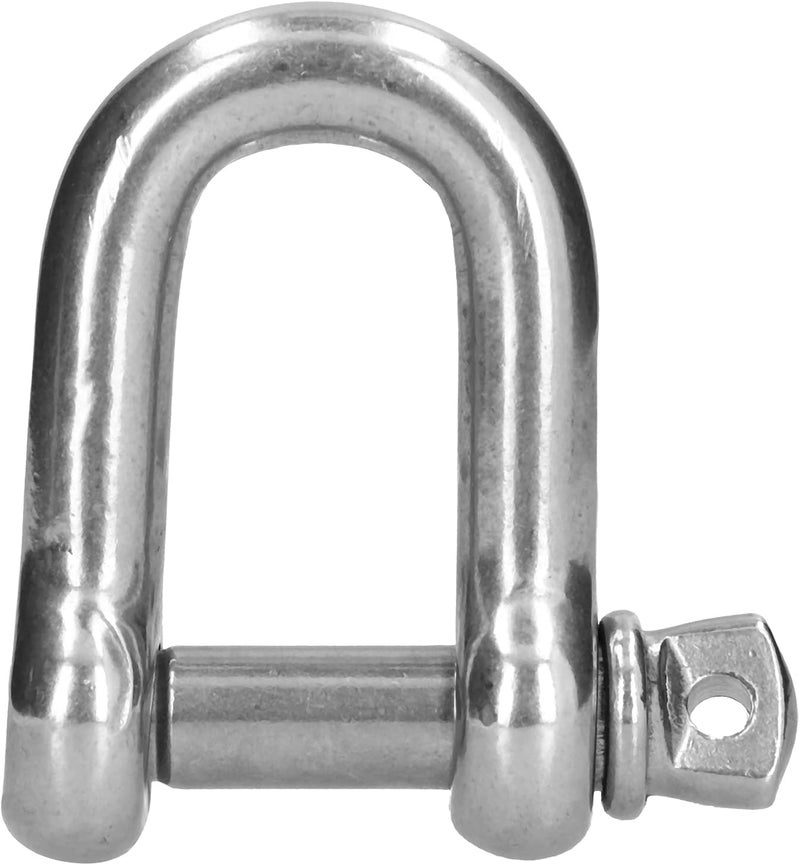 General standard compliant quality Fydun 304 Stainless Steel, D Shackle Screw Pin Shackles M4 M20 Chain Tor Marine Land Lifting Tool10Pcs M10 for Traction Wire Bearing Capacity 90~1600KG 10pcsM10 (1pcsM20) Quick delivery Riyadh Jeddah Great for gift & personal use End season clearance Fresh arrival local warehouse Buying recommendation Exquisite workmanship Light & heavy use compatible Repeated assemble detach compatible Lightweight & portable New to market Modern look Main road full logistics cover New arrival Regulated warehouse storage Comfortable to use Affordable for all customers Gulf market standard build Limited time offer Global assemble options Field test upgraded craftsmanship All-round unified build Batch uniform stable quality Home & travel essential Smooth joint - Image 1