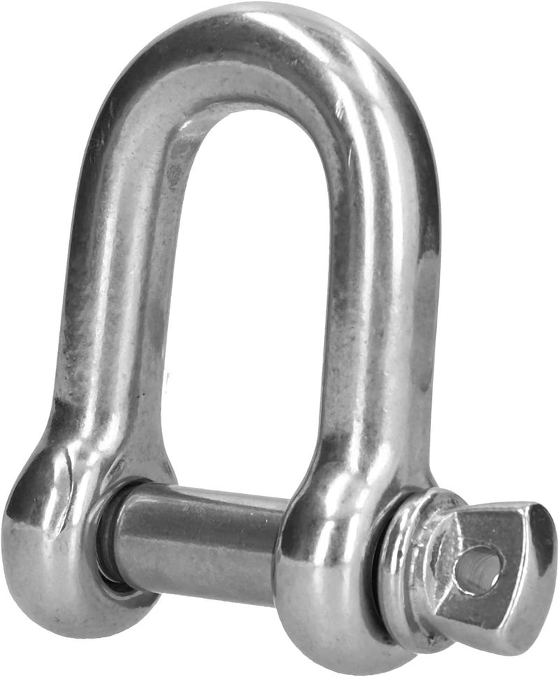 General standard compliant quality Fydun 304 Stainless Steel, D Shackle Screw Pin Shackles M4 M20 Chain Tor Marine Land Lifting Tool10Pcs M10 for Traction Wire Bearing Capacity 90~1600KG 10pcsM10 (1pcsM20) Quick delivery Riyadh Jeddah Great for gift & personal use End season clearance Fresh arrival local warehouse Buying recommendation Exquisite workmanship Light & heavy use compatible Repeated assemble detach compatible Lightweight & portable New to market Modern look Main road full logistics cover New arrival Regulated warehouse storage Comfortable to use Affordable for all customers Gulf market standard build Limited time offer Global assemble options Field test upgraded craftsmanship All-round unified build Batch uniform stable quality Home & travel essential Smooth joint - Image 5