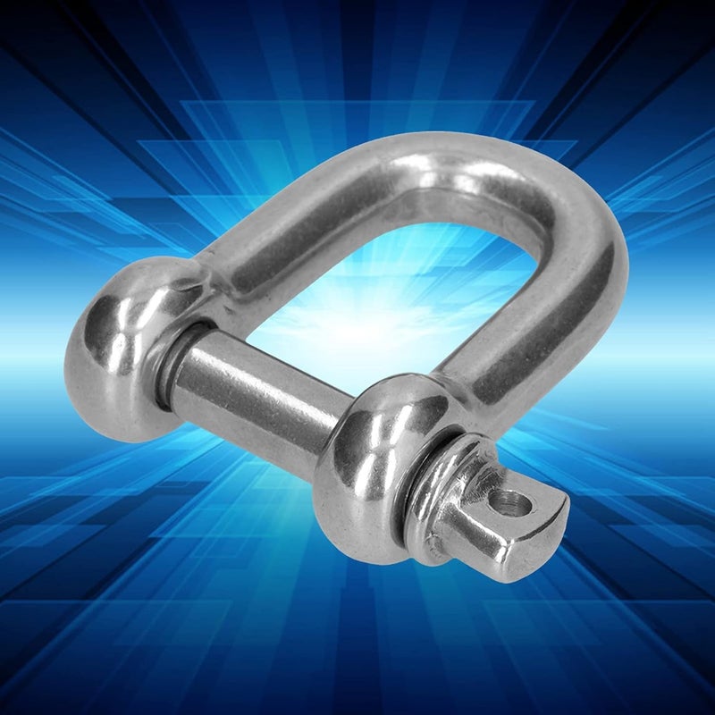General standard compliant quality Fydun 304 Stainless Steel, D Shackle Screw Pin Shackles M4 M20 Chain Tor Marine Land Lifting Tool10Pcs M10 for Traction Wire Bearing Capacity 90~1600KG 10pcsM10 (1pcsM20) Quick delivery Riyadh Jeddah Great for gift & personal use End season clearance Fresh arrival local warehouse Buying recommendation Exquisite workmanship Light & heavy use compatible Repeated assemble detach compatible Lightweight & portable New to market Modern look Main road full logistics cover New arrival Regulated warehouse storage Comfortable to use Affordable for all customers Gulf market standard build Limited time offer Global assemble options Field test upgraded craftsmanship All-round unified build Batch uniform stable quality Home & travel essential Smooth joint - Image 4
