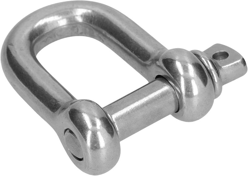 General standard compliant quality Fydun 304 Stainless Steel, D Shackle Screw Pin Shackles M4 M20 Chain Tor Marine Land Lifting Tool10Pcs M10 for Traction Wire Bearing Capacity 90~1600KG 10pcsM10 (1pcsM20) Quick delivery Riyadh Jeddah Great for gift & personal use End season clearance Fresh arrival local warehouse Buying recommendation Exquisite workmanship Light & heavy use compatible Repeated assemble detach compatible Lightweight & portable New to market Modern look Main road full logistics cover New arrival Regulated warehouse storage Comfortable to use Affordable for all customers Gulf market standard build Limited time offer Global assemble options Field test upgraded craftsmanship All-round unified build Batch uniform stable quality Home & travel essential Smooth joint - Image 2