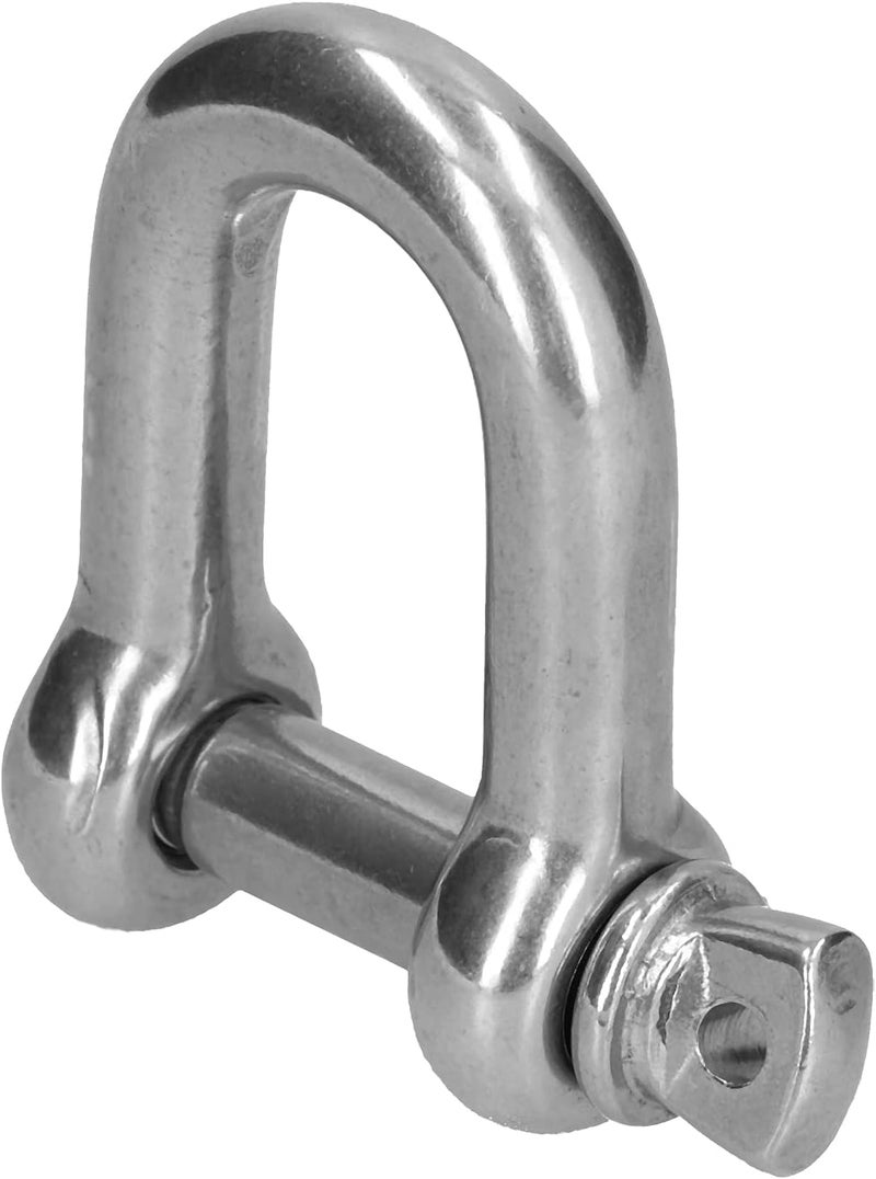 General standard compliant quality Fydun 304 Stainless Steel, D Shackle Screw Pin Shackles M4 M20 Chain Tor Marine Land Lifting Tool10Pcs M10 for Traction Wire Bearing Capacity 90~1600KG 10pcsM10 (1pcsM20) Quick delivery Riyadh Jeddah Great for gift & personal use End season clearance Fresh arrival local warehouse Buying recommendation Exquisite workmanship Light & heavy use compatible Repeated assemble detach compatible Lightweight & portable New to market Modern look Main road full logistics cover New arrival Regulated warehouse storage Comfortable to use Affordable for all customers Gulf market standard build Limited time offer Global assemble options Field test upgraded craftsmanship All-round unified build Batch uniform stable quality Home & travel essential Smooth joint - Image 3