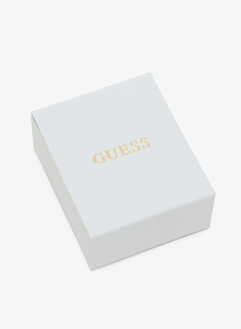 Guess  Pave Heart Hoop Earrings for Women | Best Price UAE