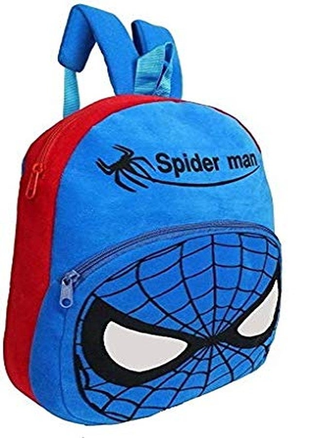 Black Hill Cute Kids Backpack Toddler Bag Plush Animal Cartoon Mini Travel Bag for Baby Girl Boy 1-6 Years (Blue-Spider) - Image 2
