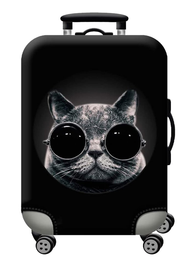 Luggage Cover for Wheeled Suitcase,18/24/28/32 Inch Luggage Covers Suitcase Protector,Washable Suitcase Baggage Covers,Dustproof Anti-Scratch Travel Luggage Cover - Image 1
