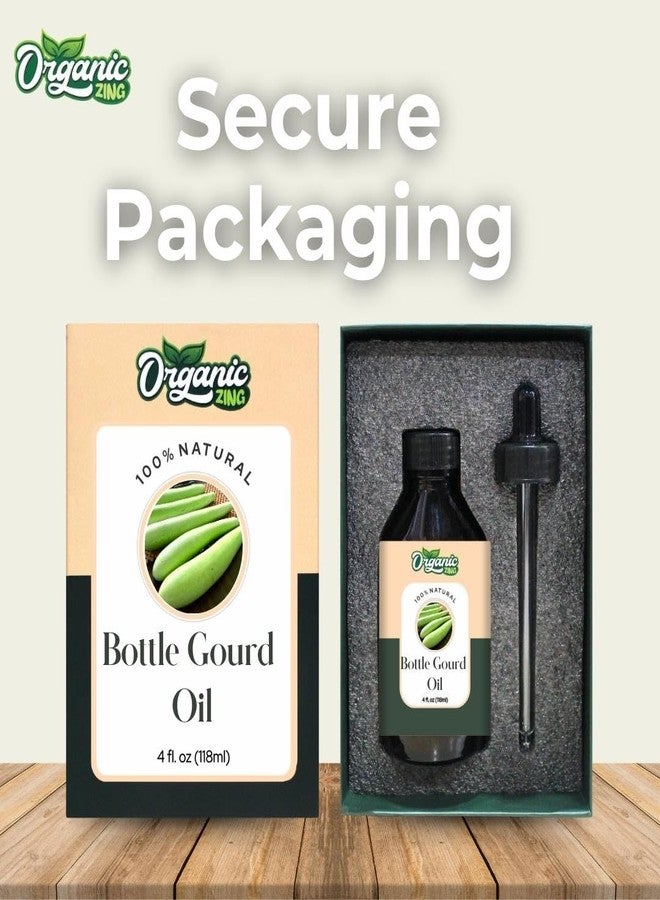 Organic Zing Bottle Gourd Oil Cosmetic Grade (118 ml / 3.99 fl oz - Botanical Oil for Skin Care Hair Oils Massage Blends & DIY Beauty Formulations - Image 4