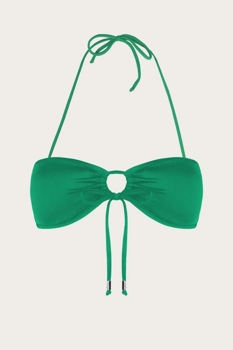 اي يلديز 63567 Nile Green Strapless Bikini Top