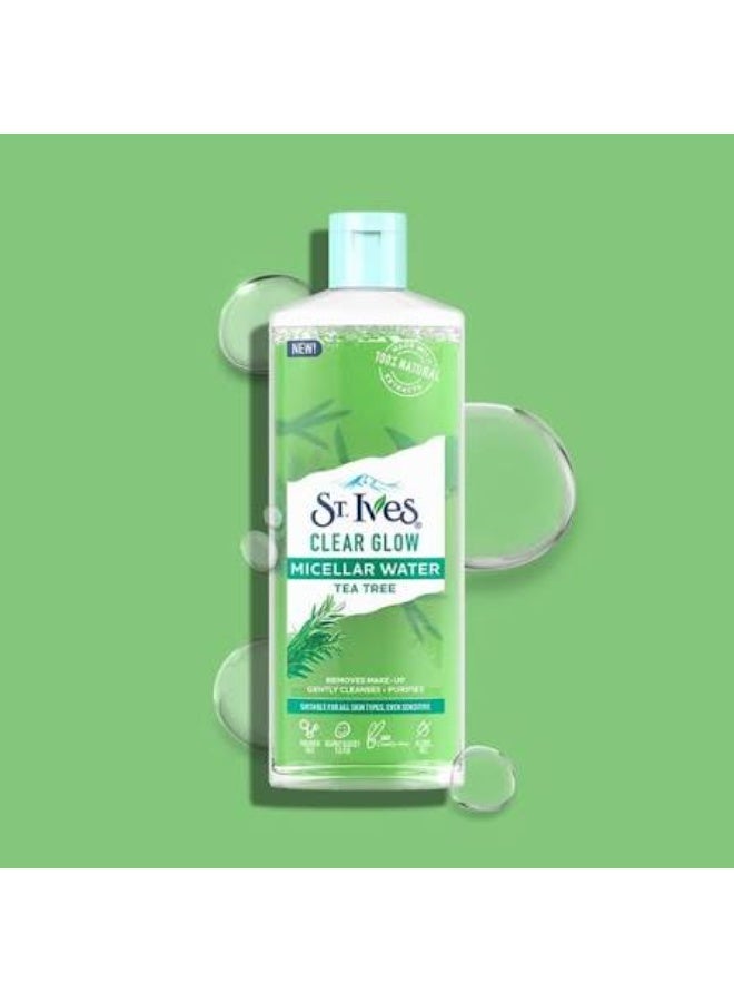 St. lves St. Ives Clear Glow Micellar Water with Tea Tree Extract, 400ml - Image 3