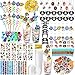 Spakon 283 Pcs Pirate Party Favors Supplies Include Pirate Pendants Bracelets Cup Straw Keychains Rings Eye Masks Mustache Tattoo Stickers Gold Coins Cards for Birthday Party - Image 2
