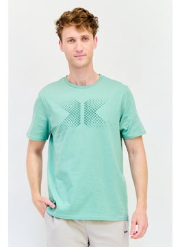 RBX Men Sportswear Fit Short Sleeve Outdoor T-Shirt, Cameo Green  - Image 1