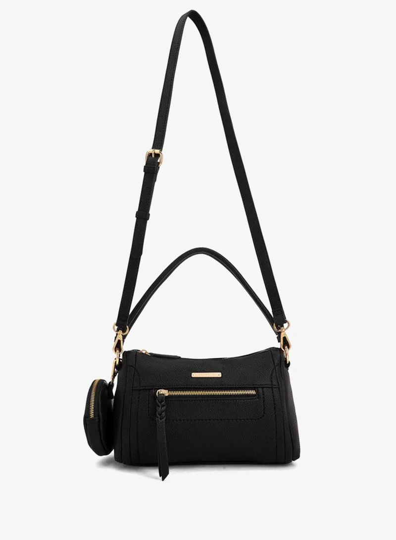 سيليست Textured Shoulder Bag With Pouch