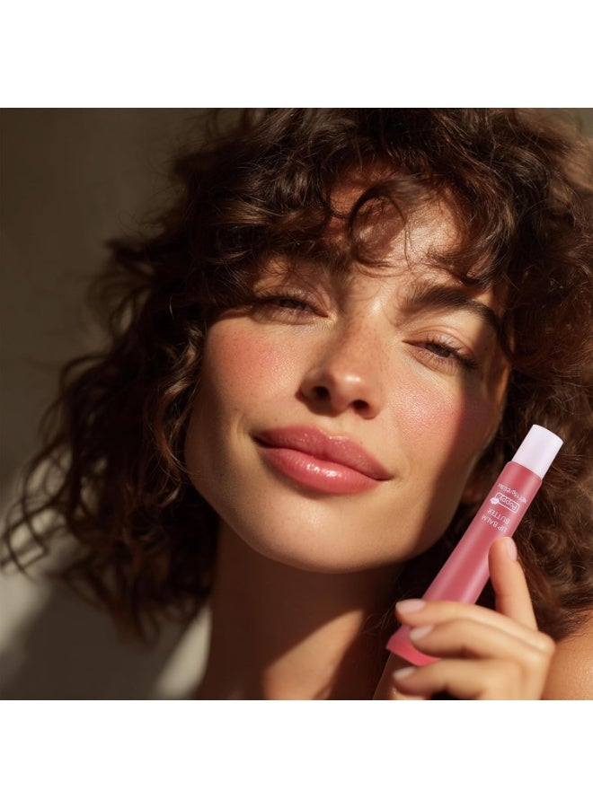 2-in-1 Silky Lip er Balm  Lip Gloss, Hydration with Shea  Olive Oil Blend, Non-Sticky Moisture for Chapped Lips, Natural Ingredients (Poppy) - Image 3